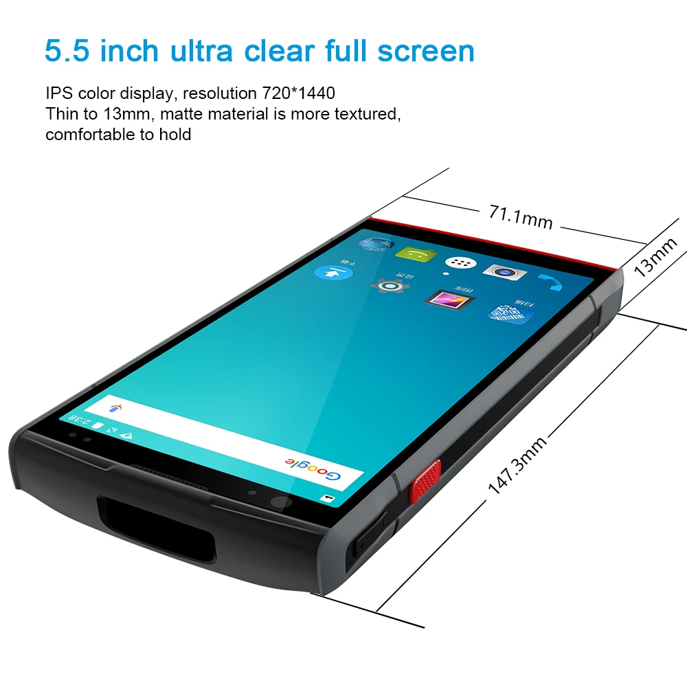 Дешевый беспроводной Android 8,1 OS портативный мобильный UHF RFID считыватель с 4G/gps/WiFi/Bluetooth и лазерным QR штрих-кодом для чтения