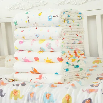 

6 layers Newborn Baby Child Bath Towel Cape Hooded Cotton Absorbent Winter Super Soft Baby Autumn and Winter Thickened Bathrobe