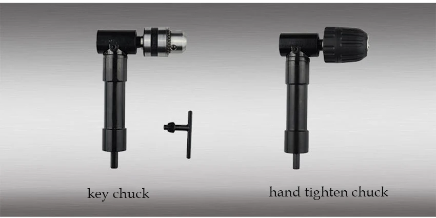 0,8/1-10 мм Прямоугольный сверлильный трехкулачковый патрон угловой электрический сверлильный угловой 8 мм шестигранный хвостовик прямоугольный угловой адаптер-удлинитель