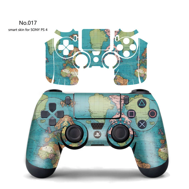 1 шт. DualShock PS4 стикер кожи для sony Playstation 4 игровой контроллер Защитная крышка наклейка виниловая противоскользящая джойстик Декор - Цвет: 017