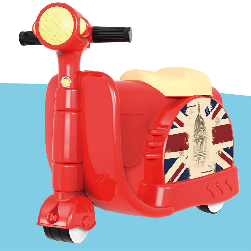 Children's Suitcase Travel Handbag Luggage Suitcase Pull Rod Box Can Sit To Ride Travel