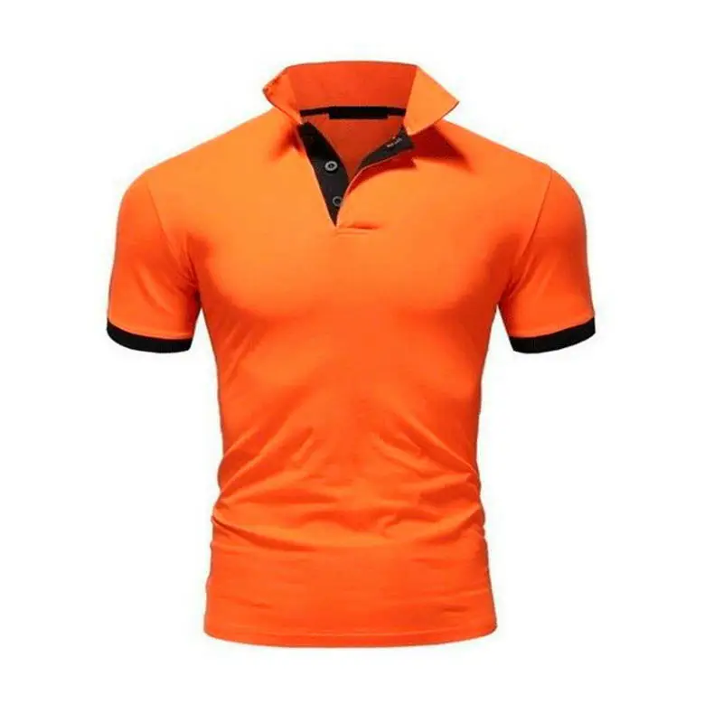 Ropa de Hombre Polo camisa 5xl hombres casual Delgado transpirable verano Polo camisa 10 цветов Hombre sólido manga corta