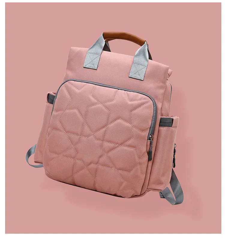 pink MOTOHOOD водонепроницаемая сумка для подгузников, Детская сумка для беременных, Большая вместительная утепленная сумка для подгузников, рюкзак для женщин, сумка для подгузников для мам - Цвет: pink