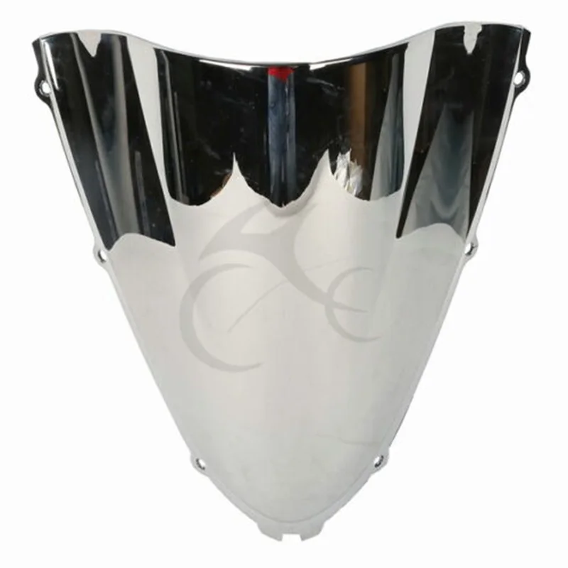 Мотоцикл лобовое стекло D/Bubble для KAWASAKI Ninja ZX14R ZX-14R 2006 2007 06 07 - Цвет: Chrome