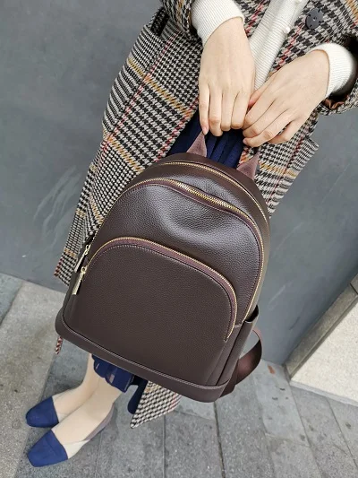 Модный бренд ZOOLER, сумка-рюкзак из натуральной кожи, женские кожаные рюкзаки, качественные роскошные сумки, женская сумка для путешествий# HH200