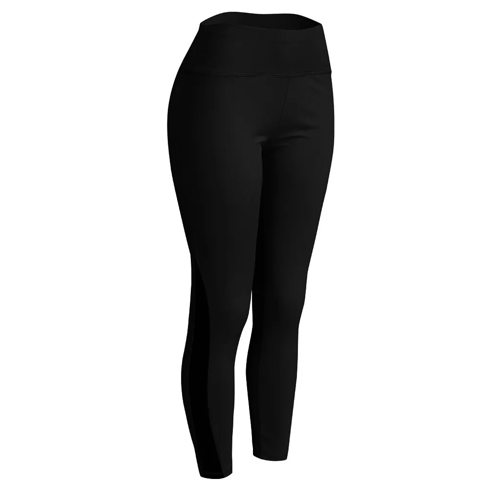 Женские Компрессионные Леггинсы для фитнесс леггинсы, одноцветные ...
