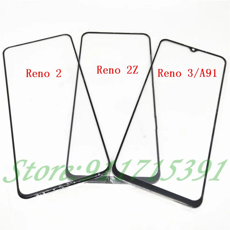 Для Oppo Reno 2 2Z Reno2 Z F 3/A91 Переднее стекло сенсорный экран ЖК внешняя панель объектива