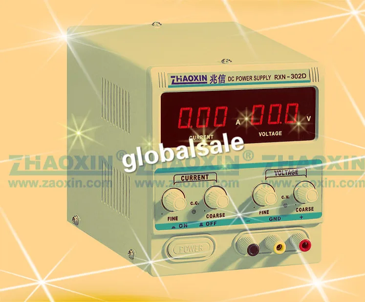 Zhaoxin все новые RXN-302D переменный 30V 2A DC источник питания лабораторного класса