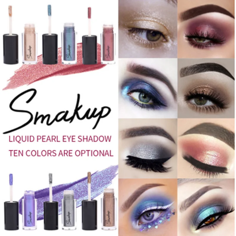 

10 Color Liquid Eye Shadow Lasting Color Eye Shadow Eye Shadow Liquid Eyeshadow Makeup Beauty Cosmetics