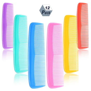

6 Colors Professional Hair Combs Barber Hairdressing Hair Cutting Brush Anti-static Salon Hair Care Styling Tool 12Pc