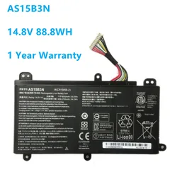 AS15B3N batterie d'ordinateur portable pour Acer Predator 17 15 G9 591 713C 17 G9 792 72S6 prédateur 21X GX21 71 17X GX 79 G5 79 14.8V 88.8Wh/6000 