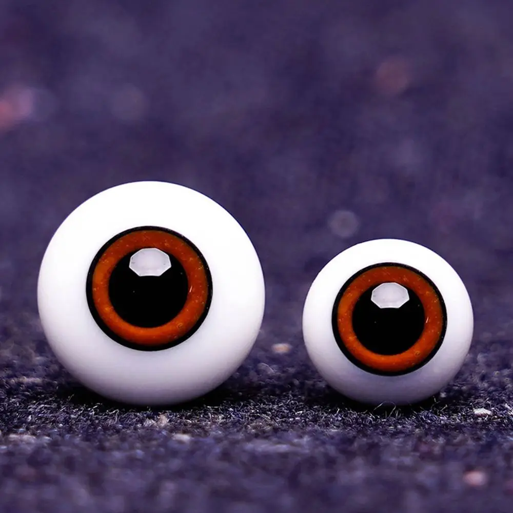 8/10mm Doll Glass Eyes Multicolor Cute Safety Eyeball for Dolls Animal Toys DIY Doll Making Crafts Dolls Accessories