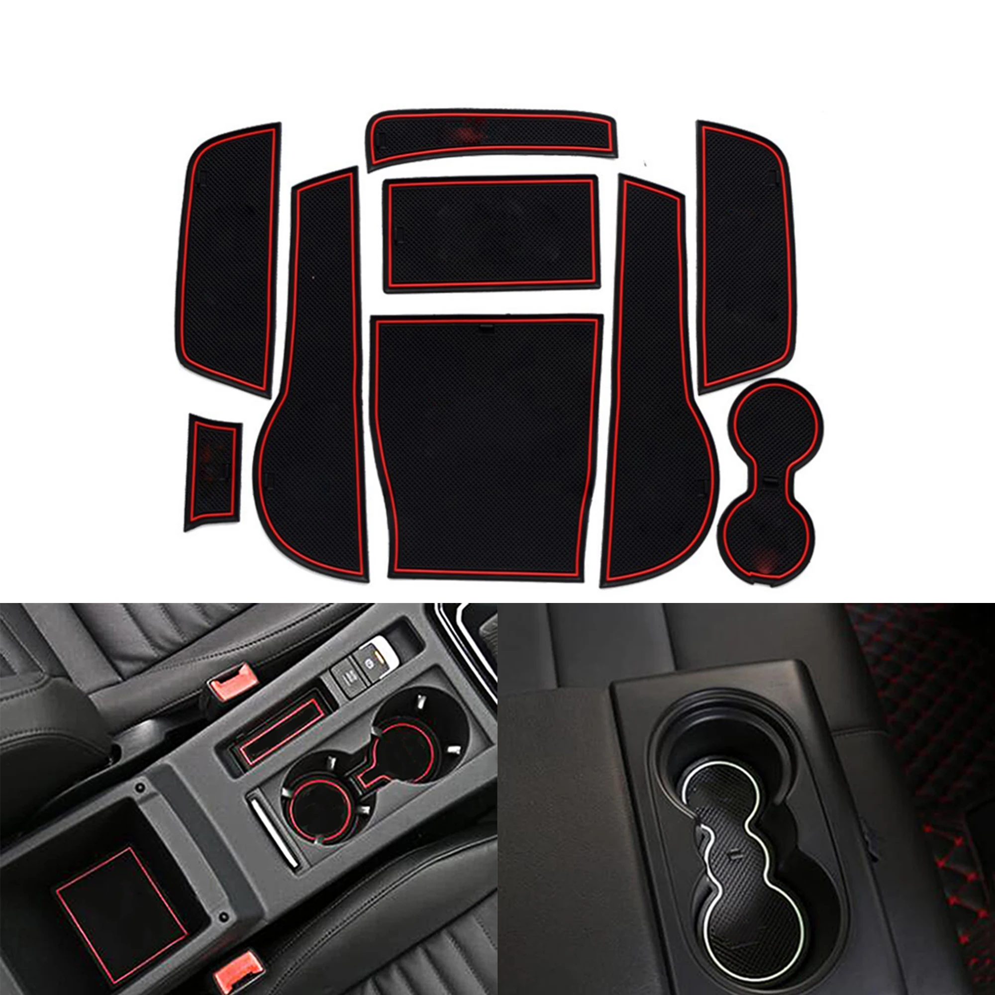 

Коврик с пазом двери для Audi A3 2014 2015 2016 2017 2018 2019, коврики с прорезями для двери автомобиля, коврики, Нескользящие подстаканники