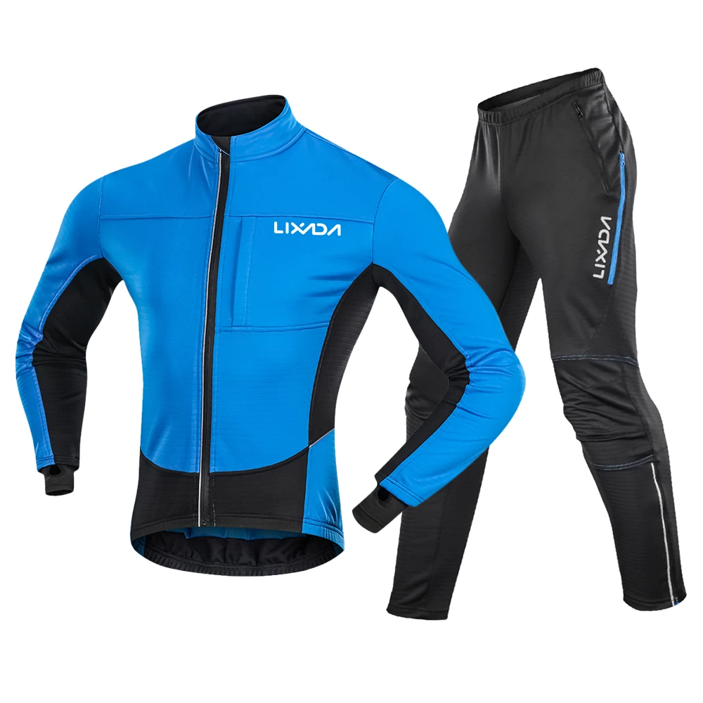 Lixada Giacca da Ciclismo da Uomo Antivento con Multi Tasche Pile Termico Maglia  Ciclismo Invernale Impermeabile per MTB in Esecuzione Jogging S-2XL  lencicol Abbigliamento Sport e tempo libero