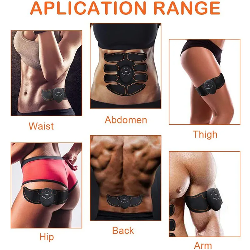 Muscle Stimulator Abdominal Muscle Stimulator USB Rechargeable Wireless EMS Muscle Stimulator