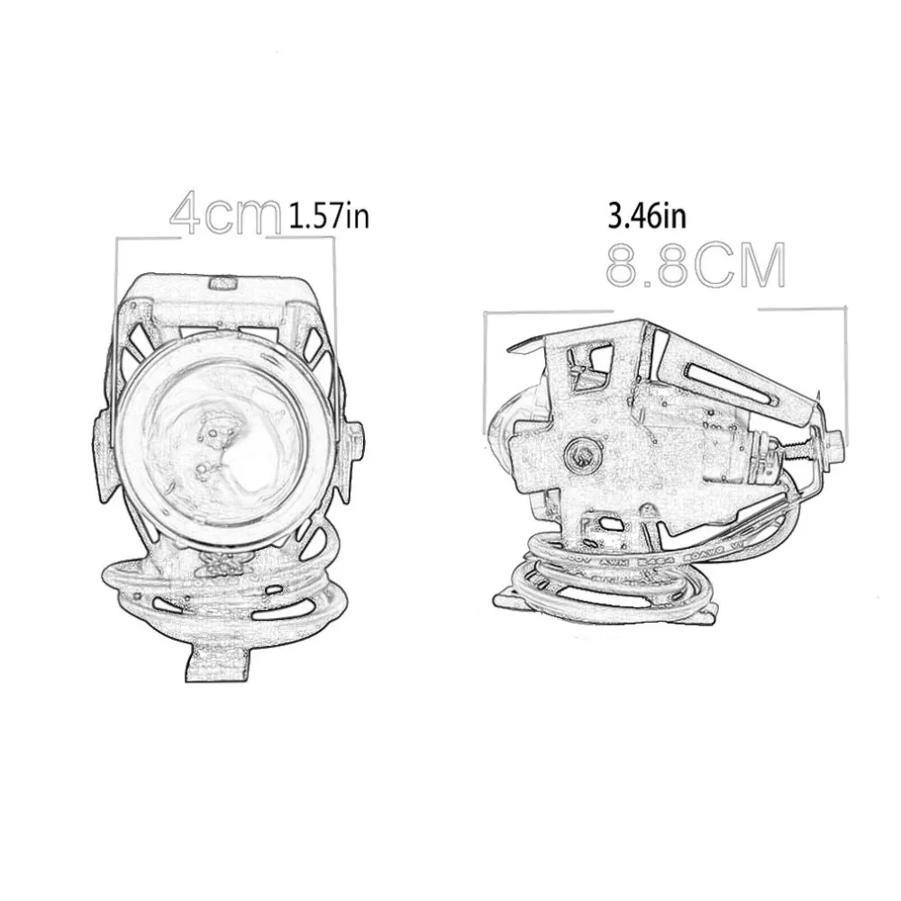 U7 внешний прожектор мотоцикл лазерные огни водонепроницаемый низкий мощность прожекторы свет Регулируемый режим