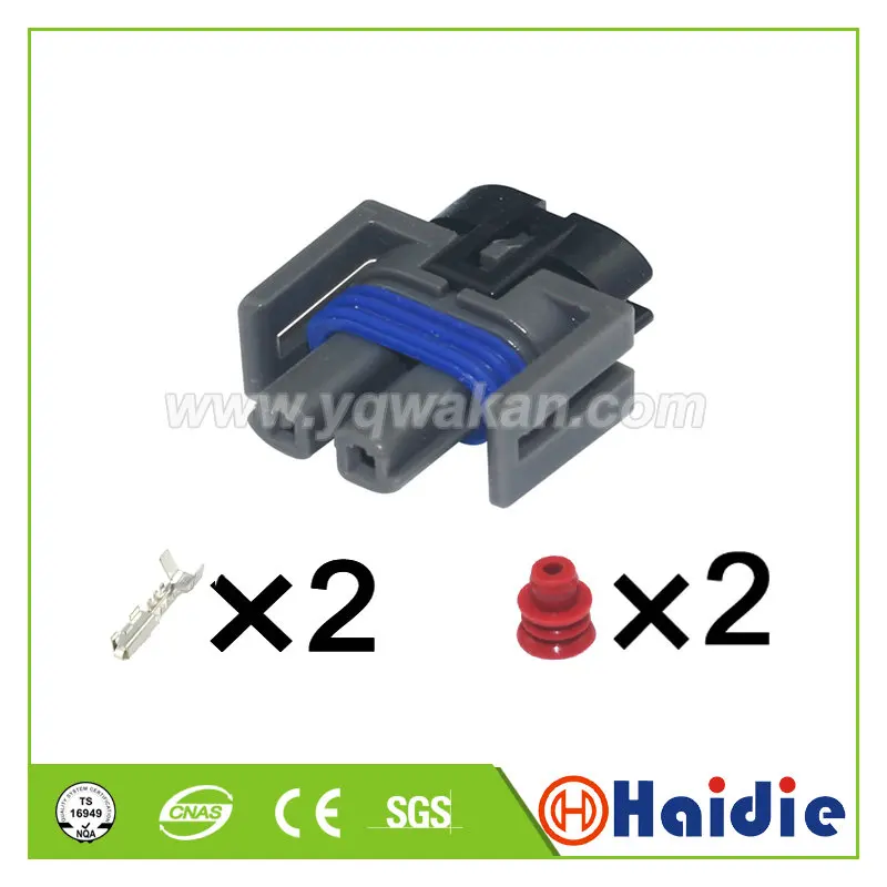 5 комплектов Delphi 2 Way Medium grey Metri-Pack 150 герметичный 2-контактный гнездовой разъем 12162017