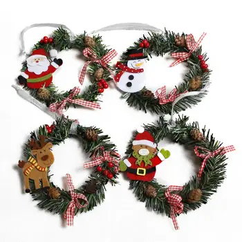 

Christmas Ornament Little Garland Christmas Snowman Santa Claus Christmas Pendant Home Decoration Christmas Tree Decoration