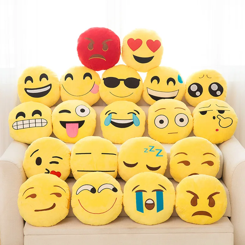 New Style Creative QQ Expression Hand Well Pillow Hand Pillow Lumbar Support Pillow Hand Warmer Customizable