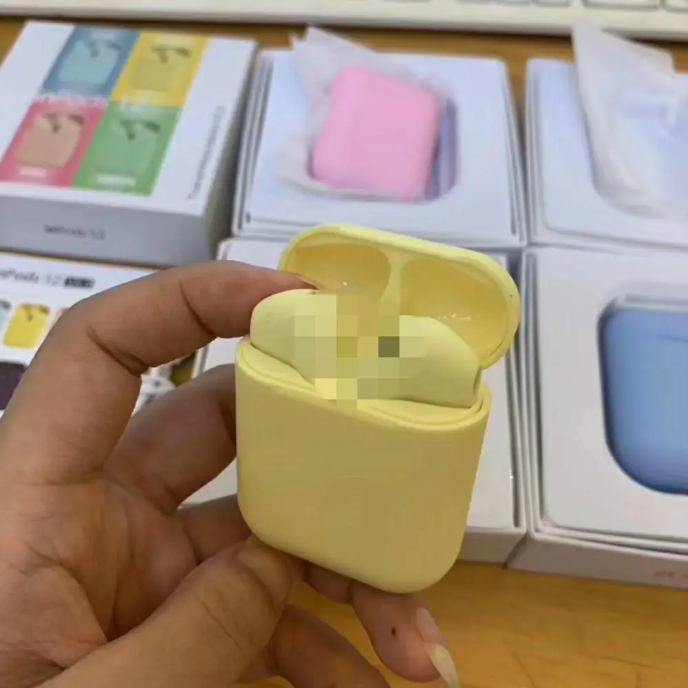 Pop up Inpods, 12 TWS, Bluetooth наушники, 5,0, беспроводные наушники, спортивные наушники, TWS, гарнитура с сенсорным управлением для телефона, Прямая поставка