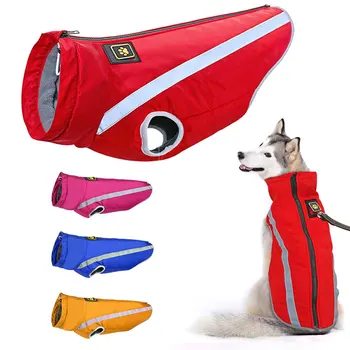 

Warm Dog Clothes Winter Dogs Pet Jacket Outdoor Waterproof Windproof Pet Coat Large Dogs XL XXL 3XL 4XL 5XL 6XL ropa para perro