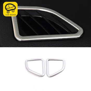 

CarManGo For Ford Edge 2015 Car Styling Dashboard A/C Air Vent Outlet Panel Cover Trim Frame Sticker Interior Accessories