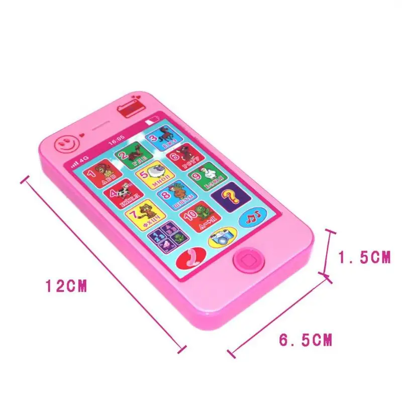 Baby Simulation Mobile Phone Toy Russian Children's Music Machine Child Early Education Toy Mobile Phone Child Learning Gift 6