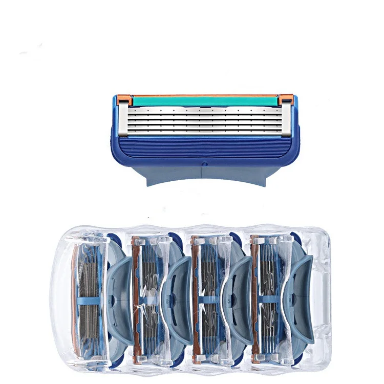 

4pcs/lot Razor Blades 5 Layer Blades Shaving for Gilettee Fusion Power Shaver Blades for Gillettee Proglide Machine