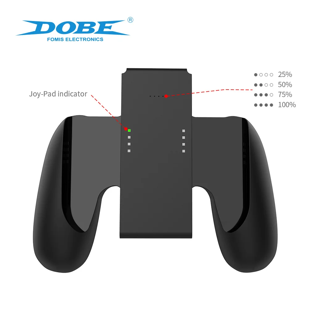 DOBE 2000mAh Charging Grip Dock Station for Nintendo Switch Joy-Con Charger for Gamepad with Cable Charging Indicator