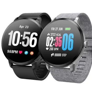 

V11 1.3inch Color Screen Smart watch Blood Pressure ActivityHeart Rate Monitor Call Message Remind Smart Bracelet