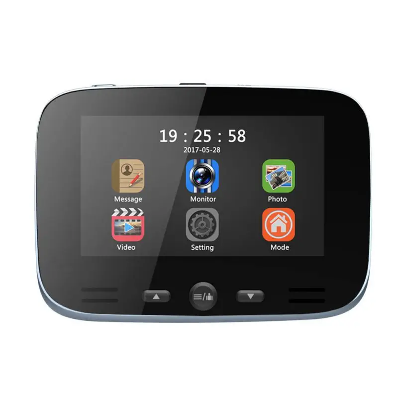

Digital Door Viewer Night Vision Motion Detection Music Bell Ring Video Photo Peephole Camera
