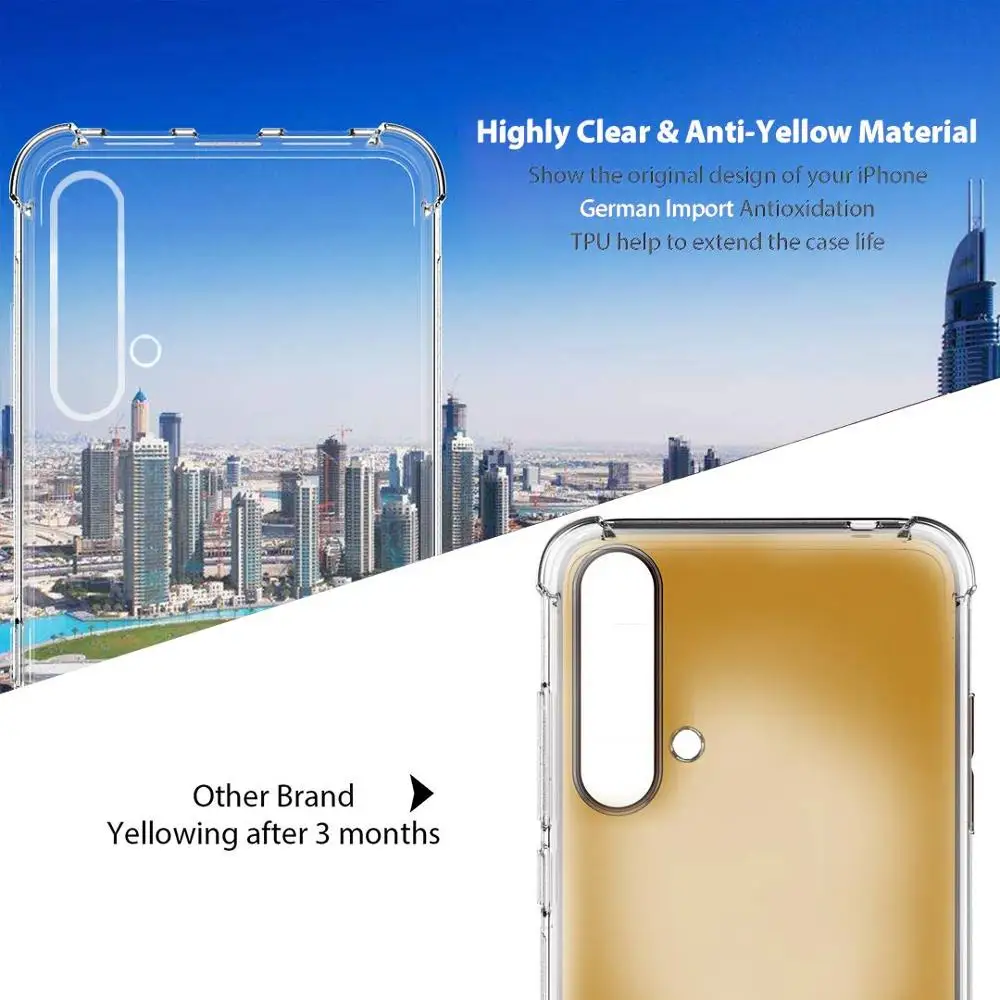 Ultra Clear Raised Corners Protective Soft Case