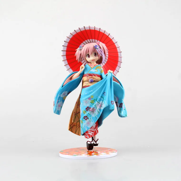 Экшн фигурки аниме кимоно Puella Magi Madoka Magica Kaname Красивая статуя для девочек игрушки