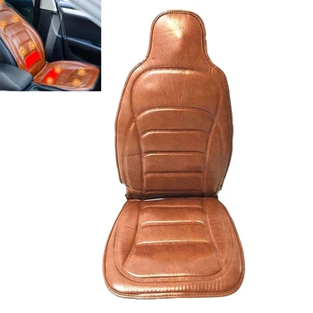 

NEW-Car Multi-Function Body Massage Pad Electric Heating Massage Cushion Car Home Office Massager Lumbar Back Neck Pad Relax US