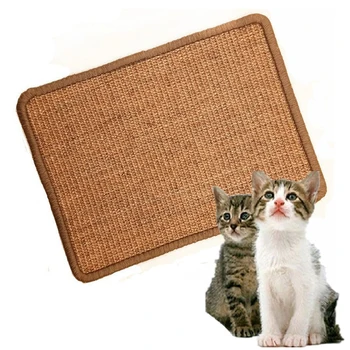 

Cat Scratching Mat Natural Sisal Cat Mat Protection Play Scratcher Pad #SHC