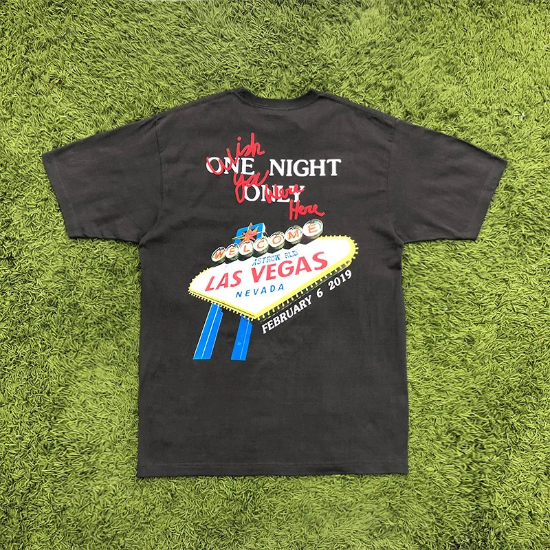 Трэвиса Скотта Astroworld Festival Run Tie Dye Футболка мужская и женская ASTROWORLD уличная хип-хоп Футболка Трэвиса Скотта