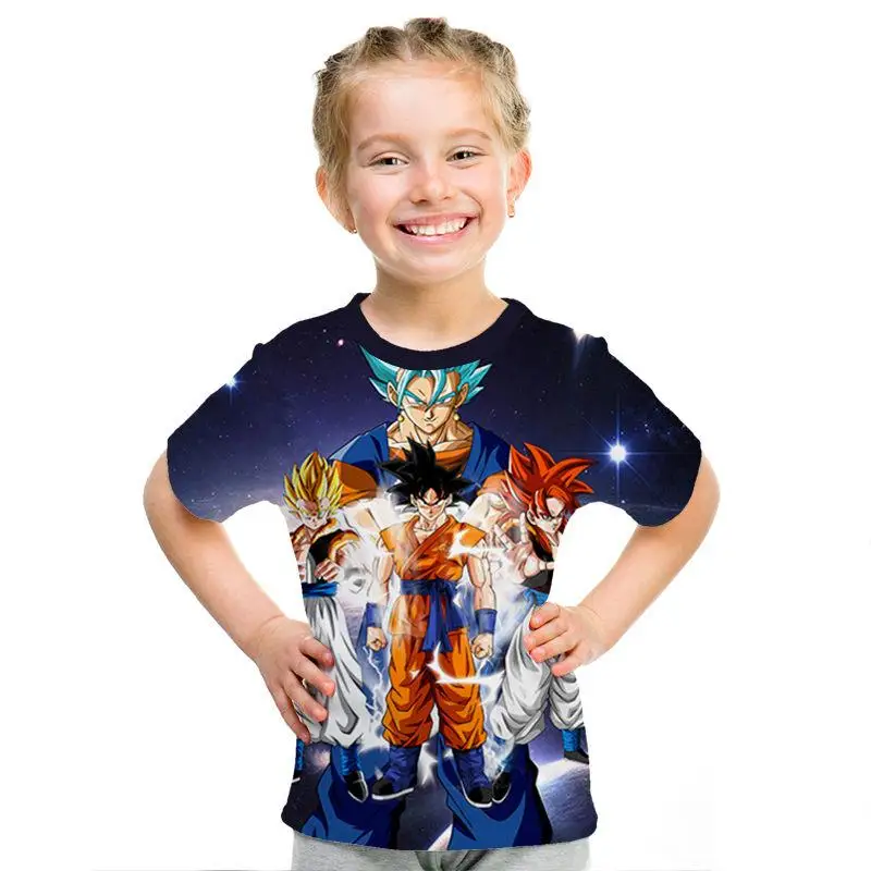 Nueva camiseta de la bola del Dragn de la storieta del verano de