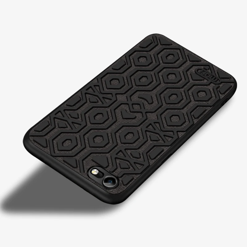 Black Чехол для iPhone 8 Plus Mofi для iPhone 7 Plus чехол женские босоножки с закрытой пяткой Нескользящие противоскользящие предотвратить осень Нескользящая для iPhone11pro max чехол - Цвет: Black