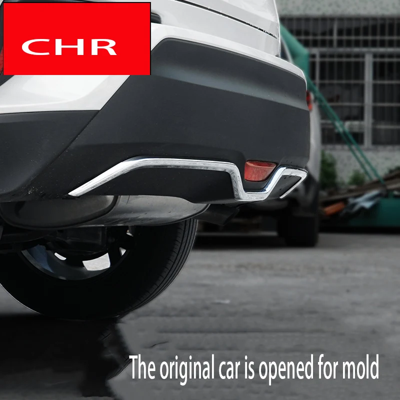 

Tailgate Trim Car Sticker Bumper Rear Bumper Decorative Strip Scratch Protection For Toyota CHR