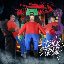 Вечерние костюмы на Хэллоуин, надувные игрушки-призраки, забавная одежда для карнавала, вечерние костюмы для косплея, страшная игра, товары для Хэллоуина