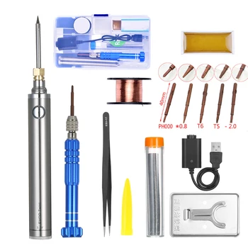 

5V 8W USB Electric Rechargeable Soldering Iron Battery Mini Multi-function Suit Portable Heating Element Wireless Welding Pen