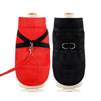 

Winter Waterproof Dog Coat Puppy Clothes Small Dog Jacket Dog Harness Vest Chihuahua Yorkie Clothing With Chest Strap