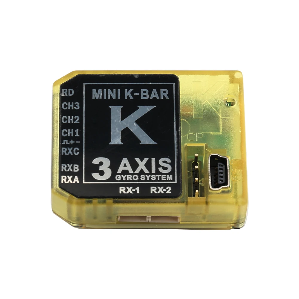 Трехосевой гироскоп KBAR Yellow K8 V2 трехосевой система без катушки для Mikado|Детали и