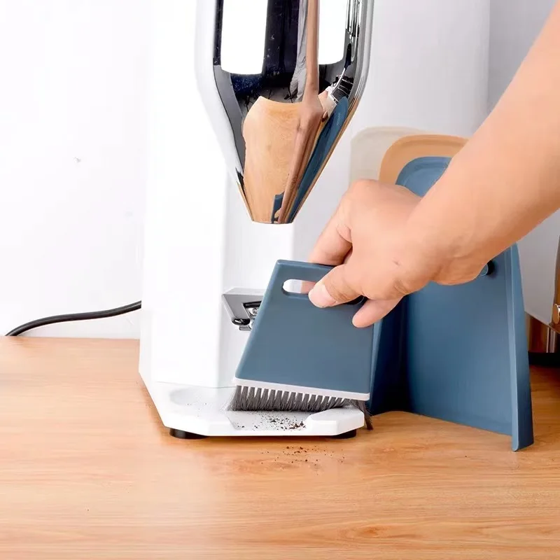  1pc coffee powder espresso machine maker work desk Bar counter cleaner tools set with replaceable b