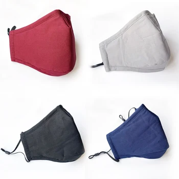 

PM2.5Face Mask Adult Men and Women Breathable Black Washable Cotton Masks