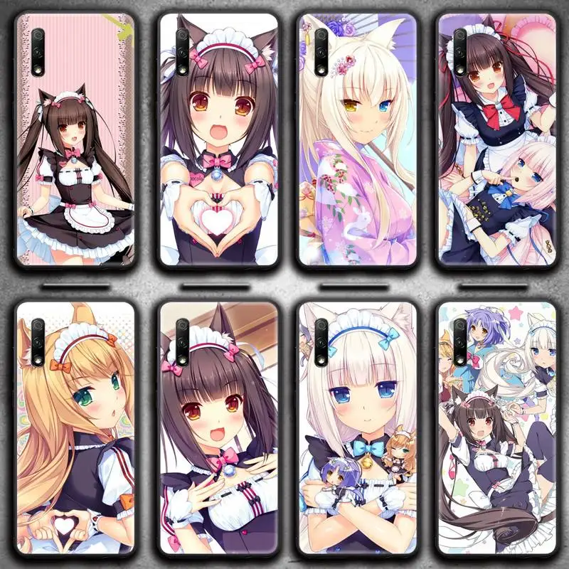 Nekopara Chocola Vanilla Cat Girl Phone Case for Huawei Honor 30 20 10 9 8 8x 8c v30 Lite view 7A pro | Мобильные телефоны и