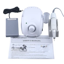 Marathon 3 Champion электрическая дрель для ногтей 35000 об/мин для маникюра, педикюра, дрель для ногтей, полировщик, профессиональные инструменты для дизайна ногтей