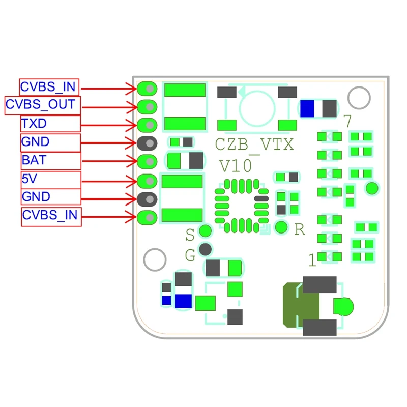 ABKT-turboing 5,8G 48Ch 25Mw 700Tvl широкоугольная Fpv передатчик камера Ntsc/Pal комбо для Fpv Мультикоптер Дрон