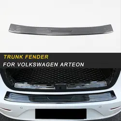 Защитная насадка заднего багажника из нержавеющей стали для Volkswagen Arteon аксессуары задняя Накладка на порог