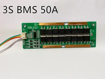 

18650 BMS 3S 50A BMS Board with Balance 12.6V LI-ION Battery Protection Board